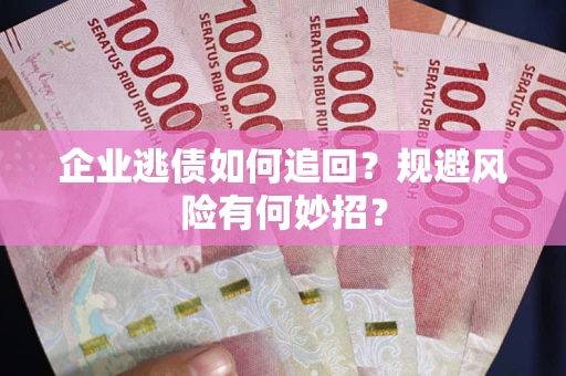 武汉企业逃债如何追回？规避风险有何妙招？