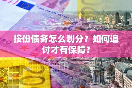 武汉按份债务怎么划分？如何追讨才有保障？