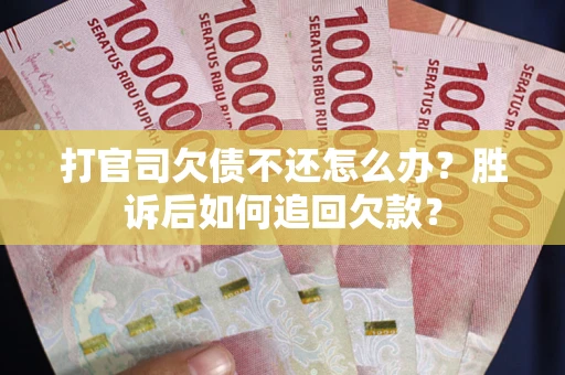 武汉打官司欠债不还怎么办？胜诉后如何追回欠款？