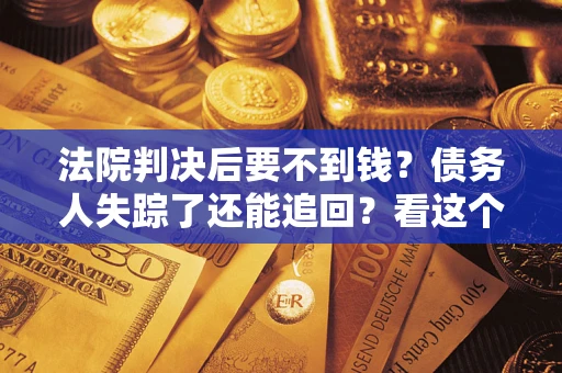 武汉法院判决后要不到钱？债务人失踪了还能追回？看这个方法！