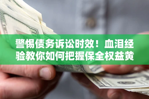 武汉警惕债务诉讼时效！血泪经验教你如何把握保全权益黄金期