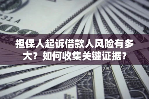 武汉担保人起诉借款人风险有多大？如何收集关键证据？