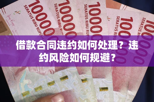 武汉借款合同违约如何处理？违约风险如何规避？
