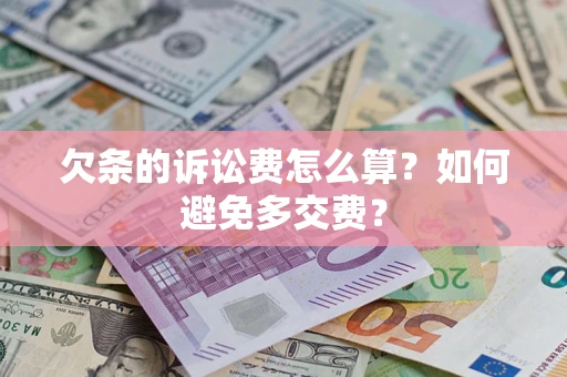 武汉欠条的诉讼费怎么算？如何避免多交费？