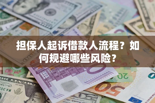 武汉担保人起诉借款人流程？如何规避哪些风险？