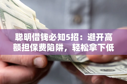武汉聪明借钱必知5招：避开高额担保费陷阱，轻松拿下低息贷款